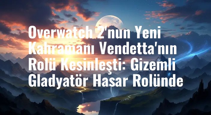 Overwatch 2'nun Yeni Kahramanı Vendetta'nın Rolü Kesinleşti: Gizemli Gladyatör Hasar Rolünde