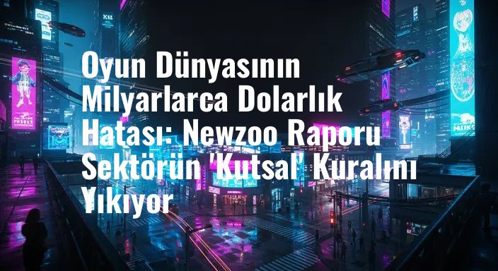 Oyun Dünyasının Milyarlarca Dolarlık Hatası: Newzoo Raporu Sektörün 'Kutsal' Kuralını Yıkıyor