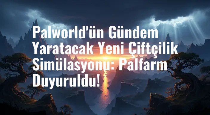 Palworld'ün Gündem Yaratacak Yeni Çiftçilik Simülasyonu: Palfarm Duyuruldu!