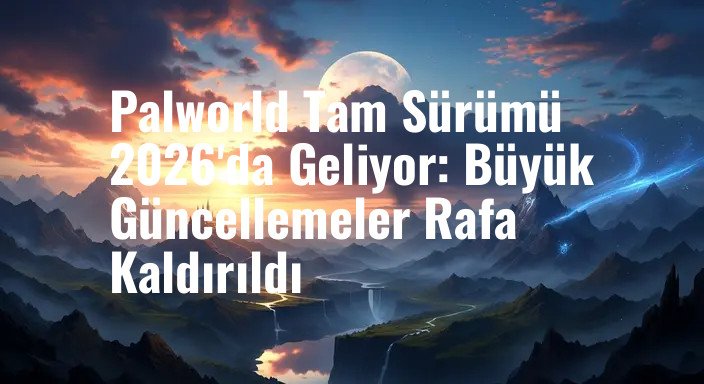 Palworld Tam Sürümü 2026'da Geliyor: Büyük Güncellemeler Rafa Kaldırıldı