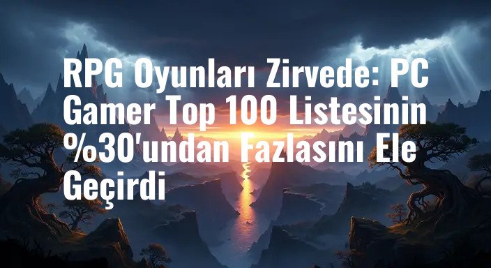 RPG Oyunları Zirvede: PC Gamer Top 100 Listesinin %30'undan Fazlasını Ele Geçirdi