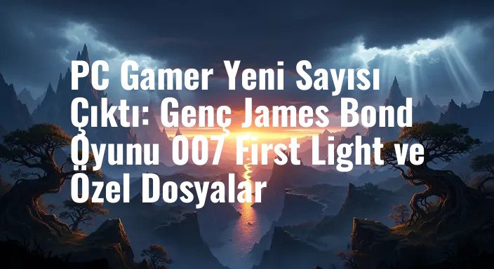PC Gamer Yeni Sayısı Çıktı: Genç James Bond Oyunu 007 First Light ve Özel Dosyalar
