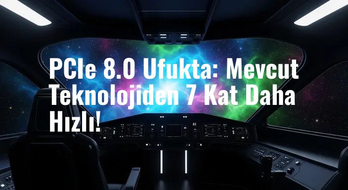 PCIe 8.0 Ufukta: Mevcut Teknolojiden 7 Kat Daha Hızlı!
