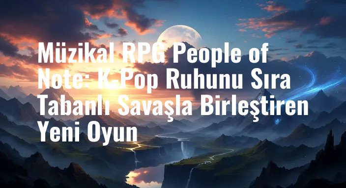 Müzikal RPG People of Note: K-Pop Ruhunu Sıra Tabanlı Savaşla Birleştiren Yeni Oyun