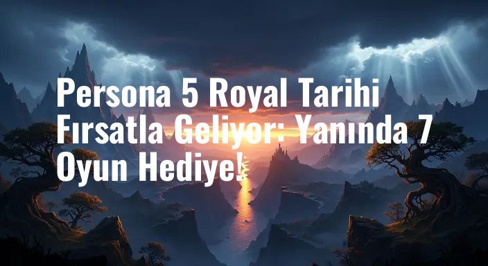Persona 5 Royal Tarihi Fırsatla Geliyor: Yanında 7 Oyun Hediye!