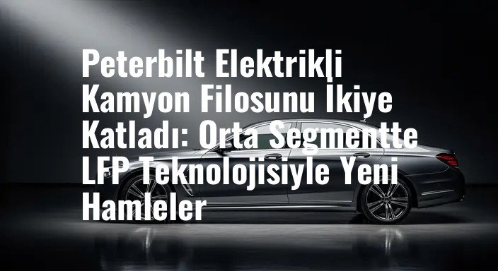 Peterbilt Elektrikli Kamyon Filosunu İkiye Katladı: Orta Segmentte LFP Teknolojisiyle Yeni Hamleler