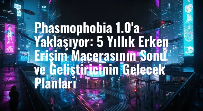 Phasmophobia 1.0'a Yaklaşıyor: 5 Yıllık Erken Erişim Macerasının Sonu ve Geliştiricinin Gelecek Planları