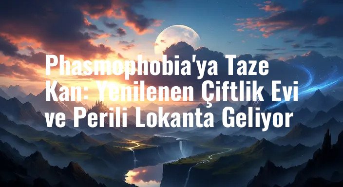 Phasmophobia'ya Taze Kan: Yenilenen Çiftlik Evi ve Perili Lokanta Geliyor