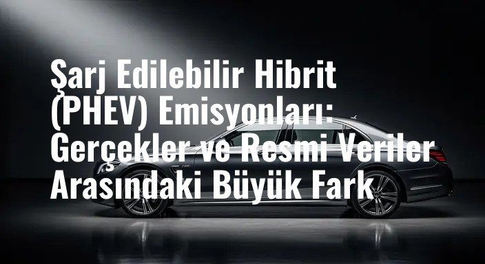 Şarj Edilebilir Hibrit (PHEV) Emisyonları: Gerçekler ve Resmi Veriler Arasındaki Büyük Fark