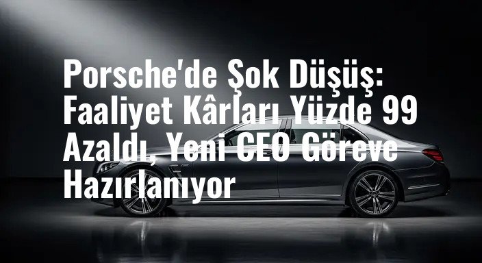 Porsche'de Şok Düşüş: Faaliyet Kârları Yüzde 99 Azaldı, Yeni CEO Göreve Hazırlanıyor