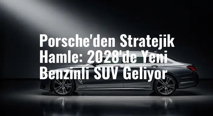 Porsche'den Stratejik Hamle: 2028'de Yeni Benzinli SUV Geliyor