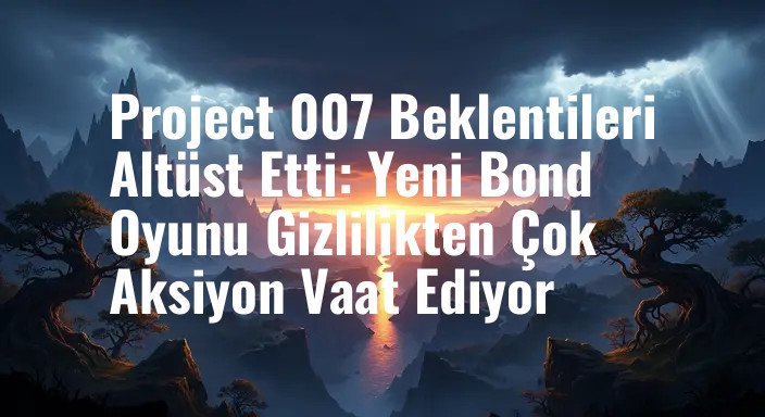 Project 007 Beklentileri Altüst Etti: Yeni Bond Oyunu Gizlilikten Çok Aksiyon Vaat Ediyor