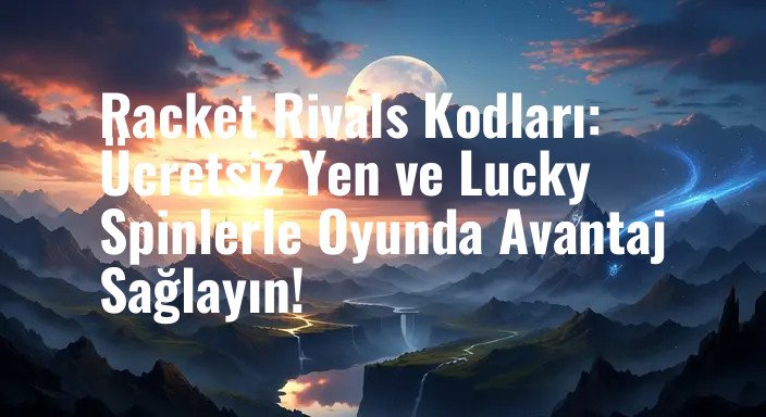 Racket Rivals Kodları: Ücretsiz Yen ve Lucky Spinlerle Oyunda Avantaj Sağlayın!