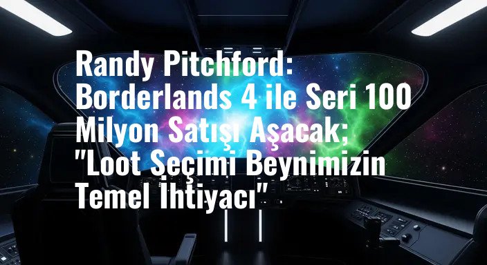 Randy Pitchford: Borderlands 4 ile Seri 100 Milyon Satışı Aşacak; "Loot Seçimi Beynimizin Temel İhtiyacı"