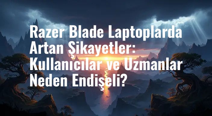 Razer Blade Laptoplarda Artan Şikayetler: Kullanıcılar ve Uzmanlar Neden Endişeli?