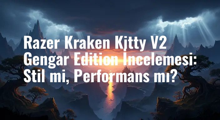 Razer Kraken Kitty V2 Gengar Edition İncelemesi: Stil mi, Performans mı?