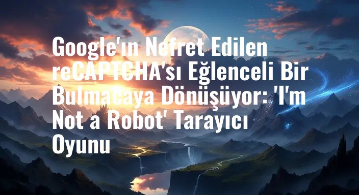 Google'ın Nefret Edilen reCAPTCHA'sı Eğlenceli Bir Bulmacaya Dönüşüyor: 'I'm Not a Robot' Tarayıcı Oyunu