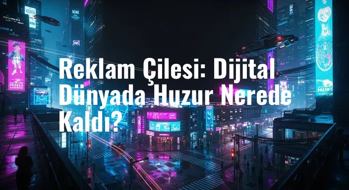 Reklam Çilesi: Dijital Dünyada Huzur Nerede Kaldı?