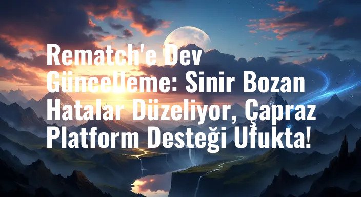 Rematch'e Dev Güncelleme: Sinir Bozan Hatalar Düzeliyor, Çapraz Platform Desteği Ufukta!