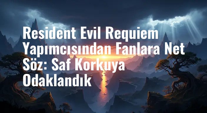 Resident Evil Requiem Yapımcısından Fanlara Net Söz: Saf Korkuya Odaklandık