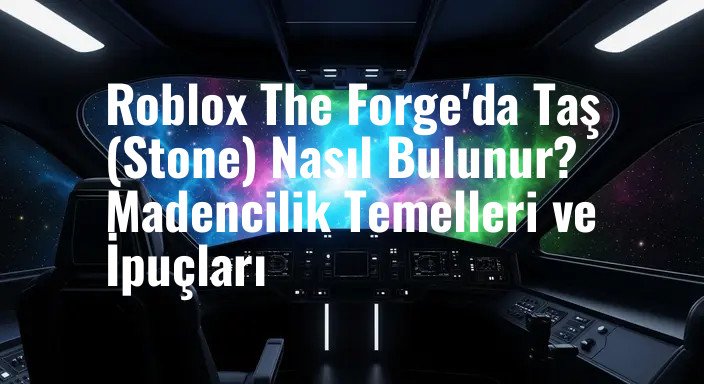 Roblox The Forge'da Taş (Stone) Nasıl Bulunur? Madencilik Temelleri ve İpuçları