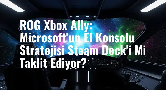 ROG Xbox Ally: Microsoft'un El Konsolu Stratejisi Steam Deck'i Mi Taklit Ediyor?