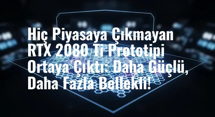 Hiç Piyasaya Çıkmayan RTX 2080 Ti Prototipi Ortaya Çıktı: Daha Güçlü, Daha Fazla Bellekli!