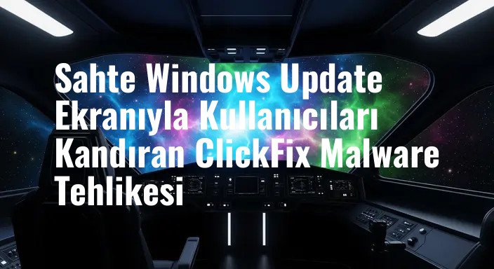 Sahte Windows Update Ekranıyla Kullanıcıları Kandıran ClickFix Malware Tehlikesi