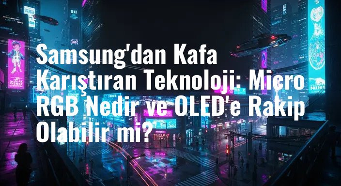 Samsung'dan Kafa Karıştıran Teknoloji: Micro RGB Nedir ve OLED'e Rakip Olabilir mi?
