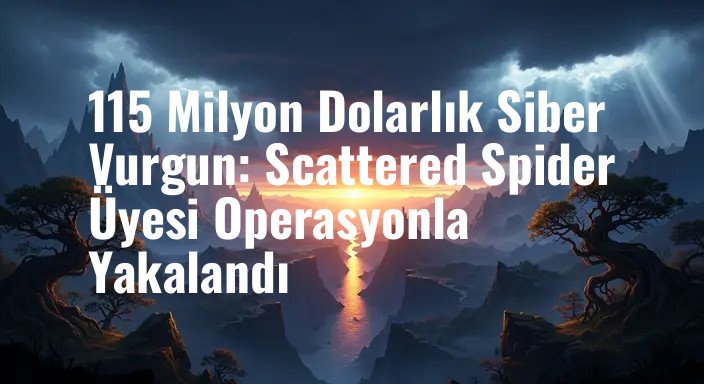 115 Milyon Dolarlık Siber Vurgun: Scattered Spider Üyesi Operasyonla Yakalandı