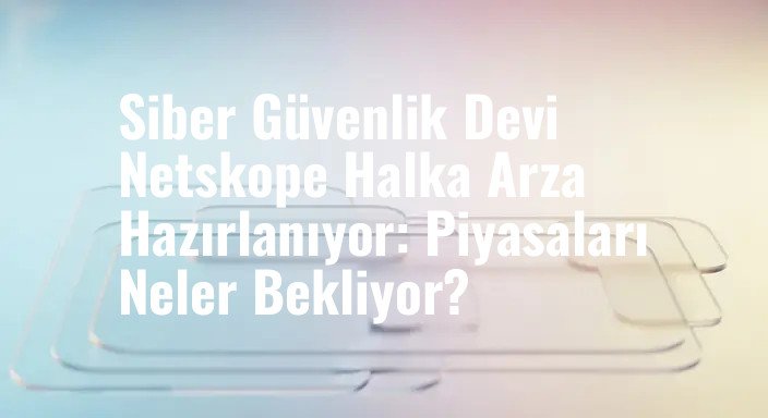 Siber Güvenlik Devi Netskope Halka Arza Hazırlanıyor: Piyasaları Neler Bekliyor?