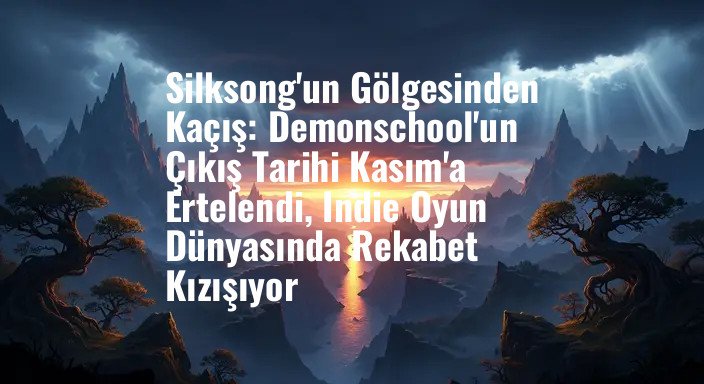 Silksong'un Gölgesinden Kaçış: Demonschool'un Çıkış Tarihi Kasım'a Ertelendi, Indie Oyun Dünyasında Rekabet Kızışıyor