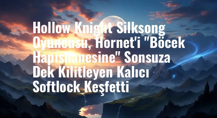 Hollow Knight Silksong Oyuncusu, Hornet'i "Böcek Hapishanesine" Sonsuza Dek Kilitleyen Kalıcı Softlock Keşfetti
