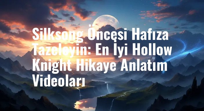Silksong Öncesi Hafıza Tazeleyin: En İyi Hollow Knight Hikaye Anlatım Videoları