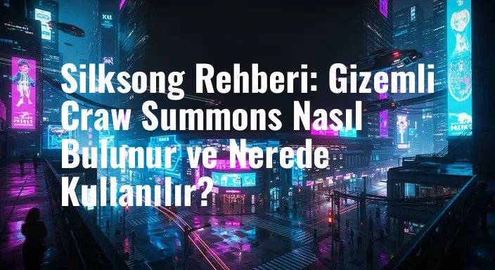 Silksong Rehberi: Gizemli Craw Summons Nasıl Bulunur ve Nerede Kullanılır?
