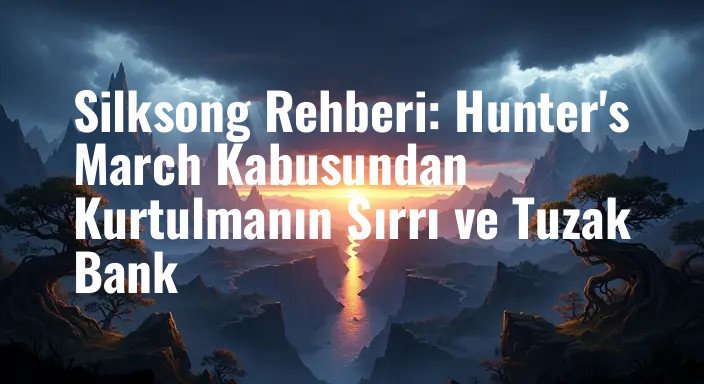 Silksong Rehberi: Hunter's March Kabusundan Kurtulmanın Sırrı ve Tuzak Bank