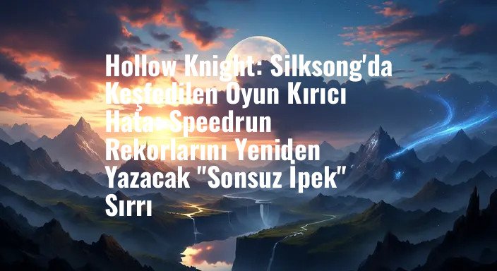 Hollow Knight: Silksong'da Keşfedilen Oyun Kırıcı Hata: Speedrun Rekorlarını Yeniden Yazacak "Sonsuz İpek" Sırrı