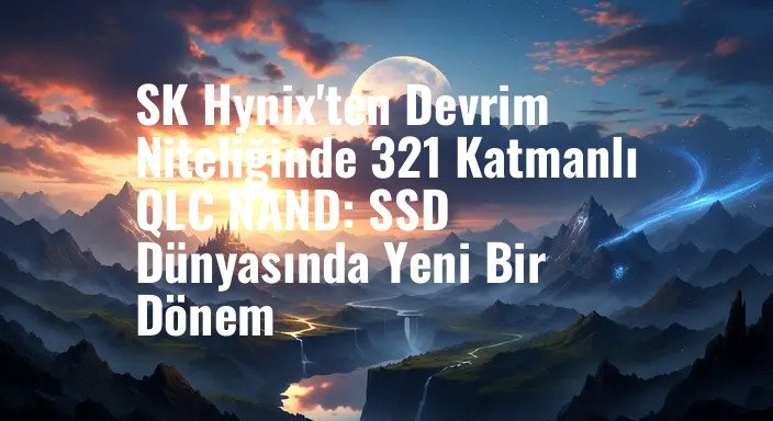 SK Hynix'ten Devrim Niteliğinde 321 Katmanlı QLC NAND: SSD Dünyasında Yeni Bir Dönem