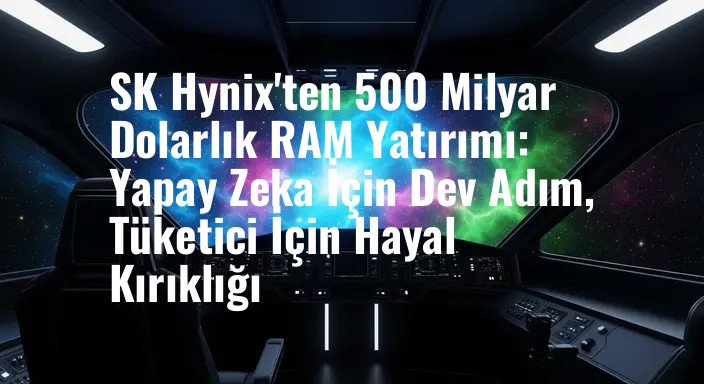 SK Hynix'ten 500 Milyar Dolarlık RAM Yatırımı: Yapay Zeka İçin Dev Adım, Tüketici İçin Hayal Kırıklığı