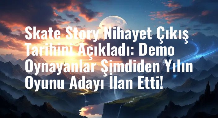 Skate Story Nihayet Çıkış Tarihini Açıkladı: Demo Oynayanlar Şimdiden Yılın Oyunu Adayı İlan Etti!
