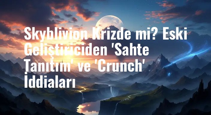 Skyblivion Krizde mi? Eski Geliştiriciden 'Sahte Tanıtım' ve 'Crunch' İddiaları