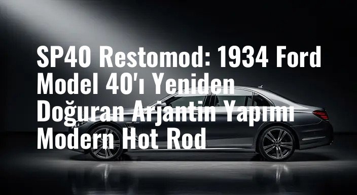 SP40 Restomod: 1934 Ford Model 40'ı Yeniden Doğuran Arjantin Yapımı Modern Hot Rod