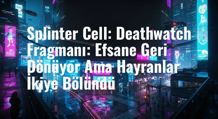 Splinter Cell: Deathwatch Fragmanı: Efsane Geri Dönüyor Ama Hayranlar İkiye Bölündü