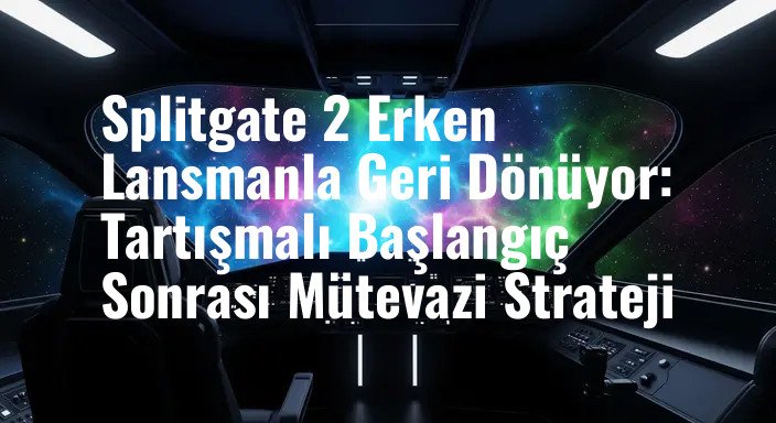 Splitgate 2 Erken Lansmanla Geri Dönüyor: Tartışmalı Başlangıç Sonrası Mütevazi Strateji