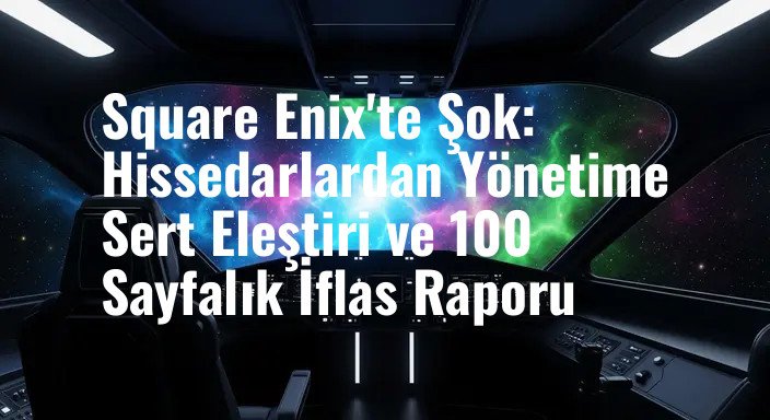 Square Enix'te Şok: Hissedarlardan Yönetime Sert Eleştiri ve 100 Sayfalık İflas Raporu
