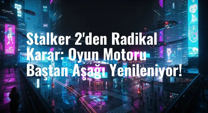 Stalker 2'den Radikal Karar: Oyun Motoru Baştan Aşağı Yenileniyor!
