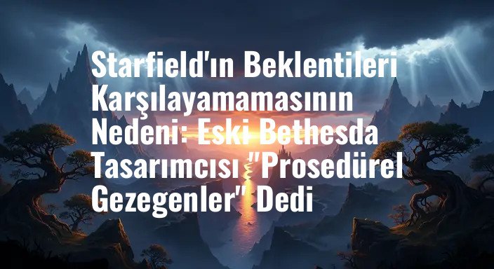 Starfield'ın Beklentileri Karşılayamamasının Nedeni: Eski Bethesda Tasarımcısı "Prosedürel Gezegenler" Dedi