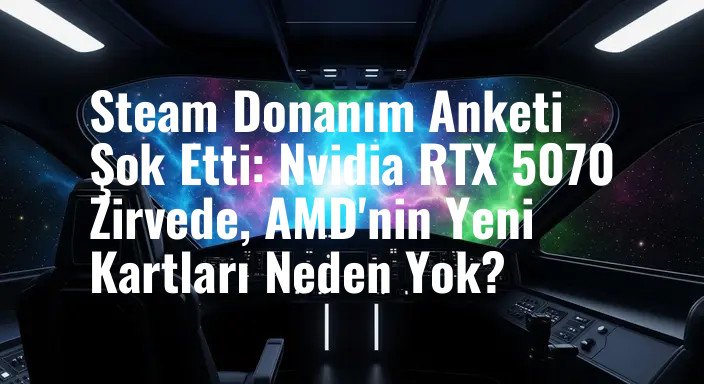 Steam Donanım Anketi Şok Etti: Nvidia RTX 5070 Zirvede, AMD'nin Yeni Kartları Neden Yok?