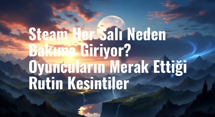 Steam Her Salı Neden Bakıma Giriyor? Oyuncuların Merak Ettiği Rutin Kesintiler