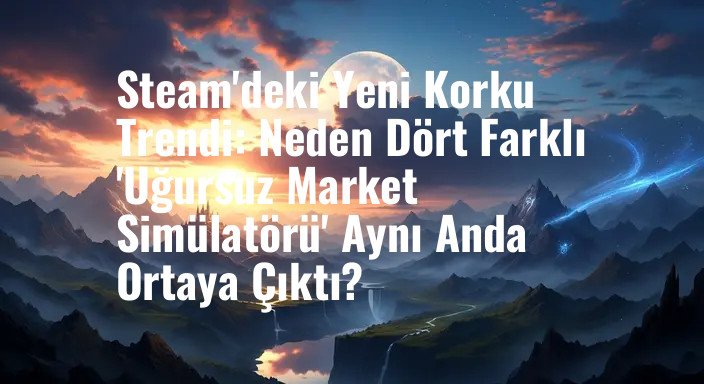 Steam'deki Yeni Korku Trendi: Neden Dört Farklı 'Uğursuz Market Simülatörü' Aynı Anda Ortaya Çıktı?